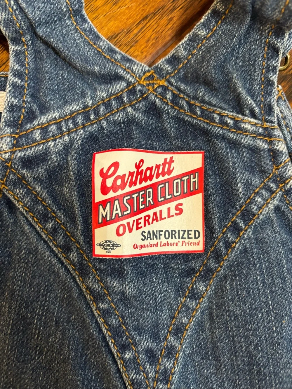 Carhartt Dark Blue Denim Overalls